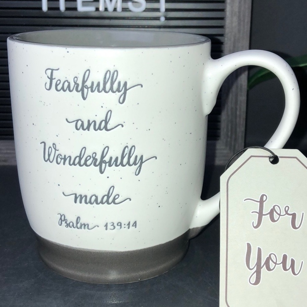 Fearfully and wonderfully made mug NEW - Picture 5 of 8